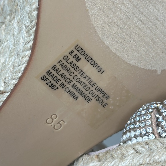 Steve Madden #8.5 Rhinestones Platform Sandals - Picture 13 of 13
